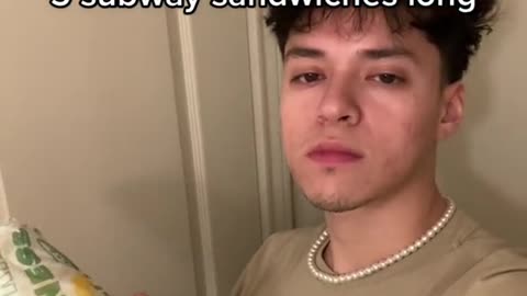 5 inch Subway Sandwich Funny Video