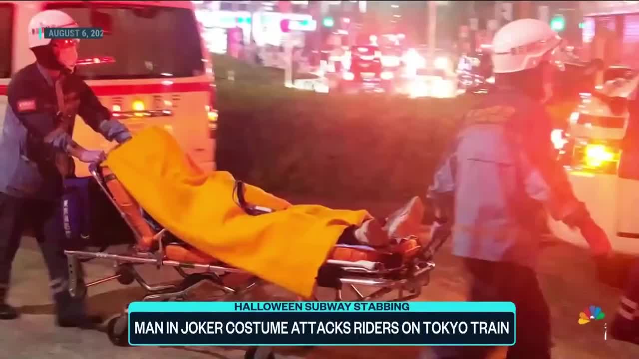 Man In Joker Costume Attacks Riders On Tokyo Train