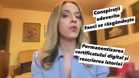 Certificat digital permanent si rescrierea istoriei. "Conspiratii" adeverite. Fauci se razgandeste