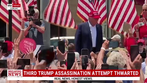 ‼Third Trump assassination attempt thwarted‼