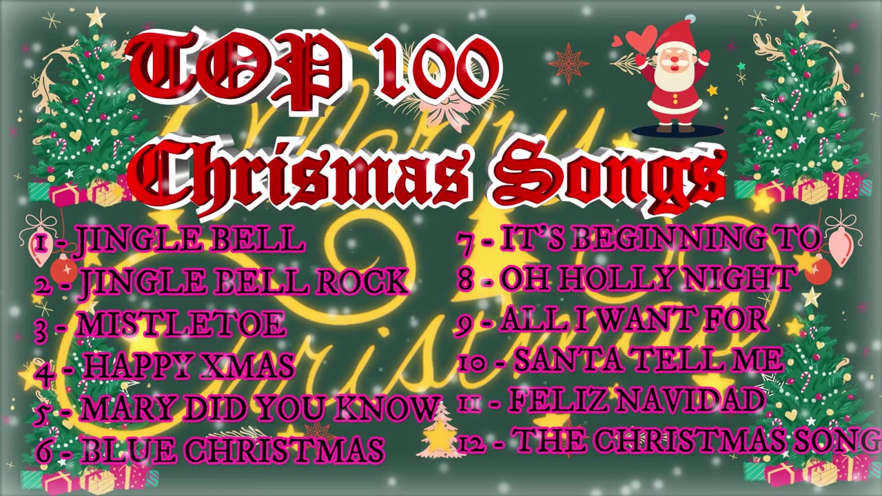 Top 100 Christmas Songs of All Time 🎄 🎄Christmas Music Playlist 2024