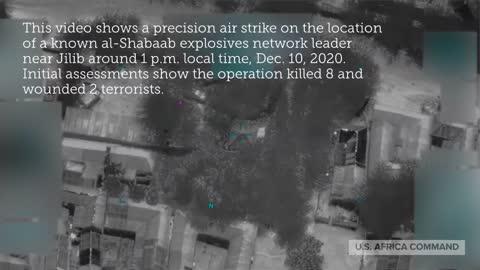 Somalia: U.S. Africa Command releases video airstrike to degrade al-Shabaab
