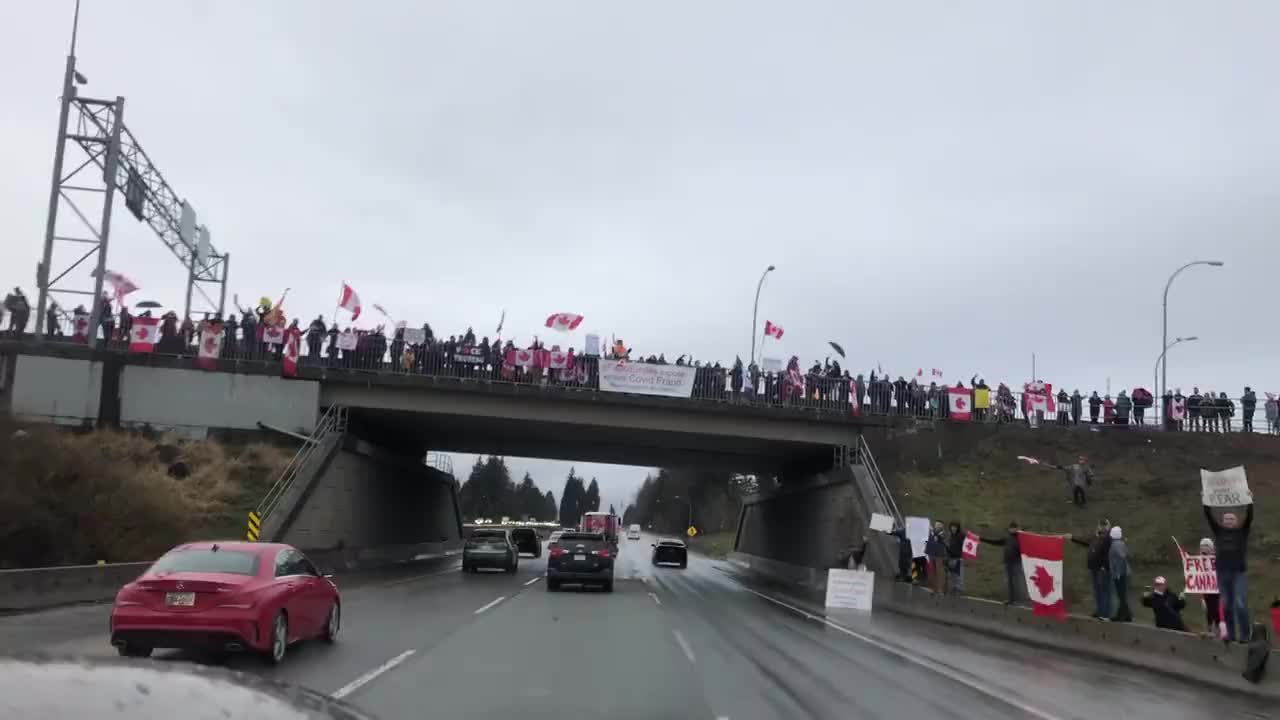 Abbotsford BC Saturday Convoy. Canada isn't going back to sleep!