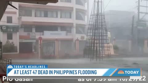 Dangerous Flooding In The Philippines Leaves At Least 47 Dead