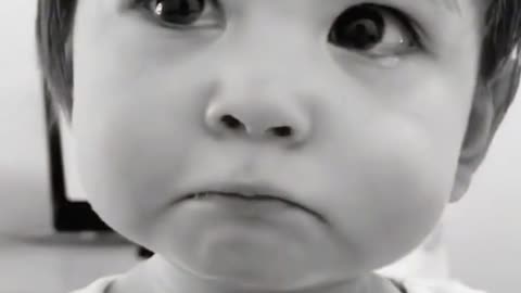 Cutest baby crying