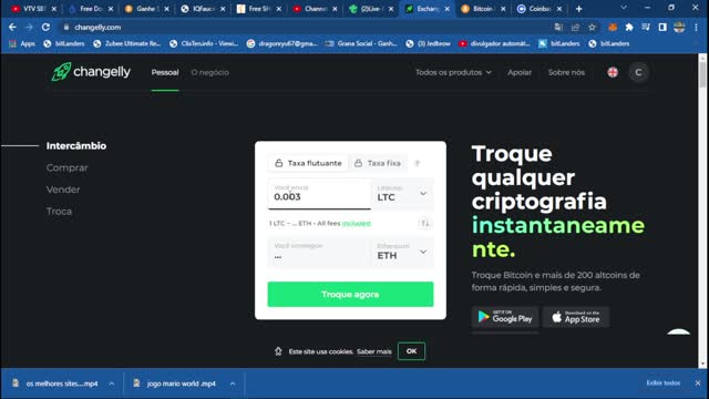 ganhe 0,67 litcoin na troca na changelly pt2