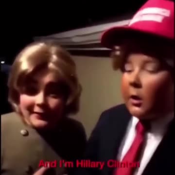 HALLOWEEN'S TRUMP AND HILLARY