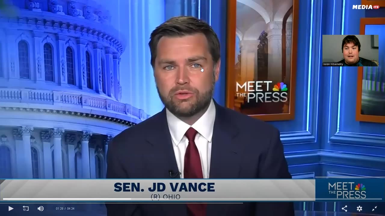 NBC Host Freaks Out at JD Vance For Trump's Investigation Comments