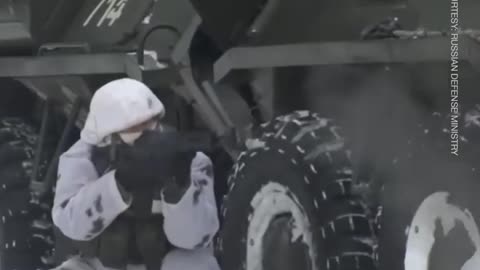 Russian Troops Show Off Combat-Readiness Amid Ukraine Tensions00