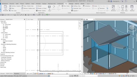 AUTODESK REVIT ARCHITECTURE 2022: SLOPED ROOF