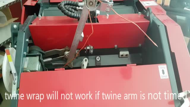 Terrain Mini Baler Twine arm timing