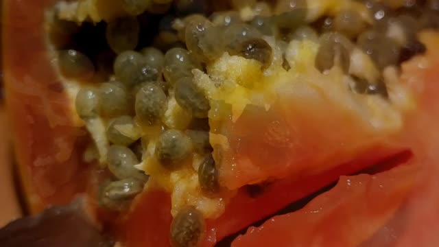 Preparing Papaya Fruits