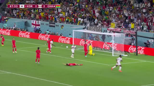 Kudus goals win the game! Korea Republic v Ghana FIFA World Cup Qatar 2022