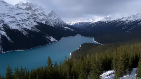 Have you seen the 🐺 shaped Canadian 🇨🇦 lake • • • • • 📷