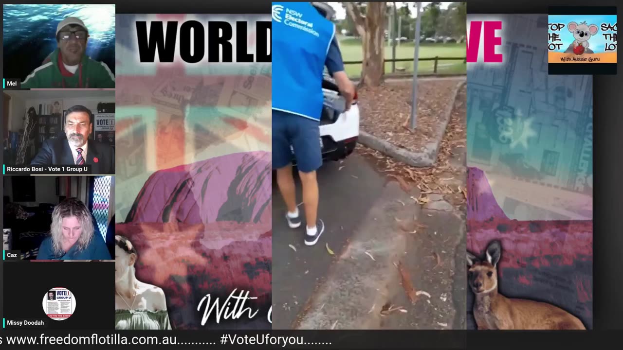 Guru and Caz with Bosi - More Election Fraud