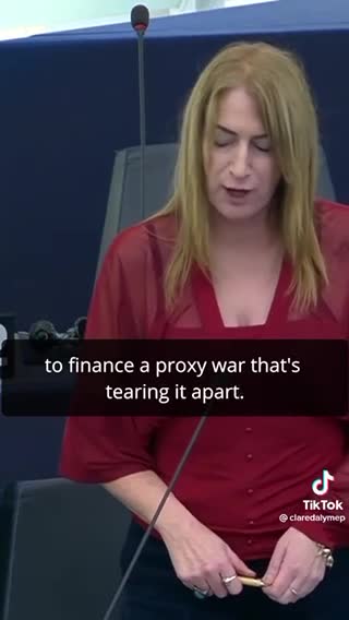 Billions of EU assistance going to Ukraine are not free but loans - Clare Daly