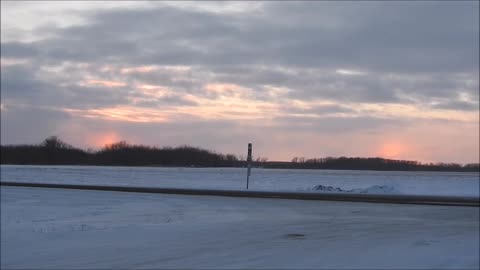 Dusk In Southern Manitoba (Winter) *
