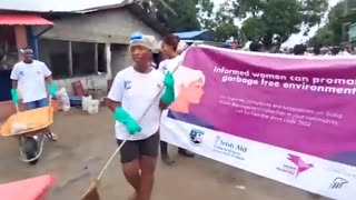 Informed Women activities to promote a garbage free environment in Monrovia_ Liberia