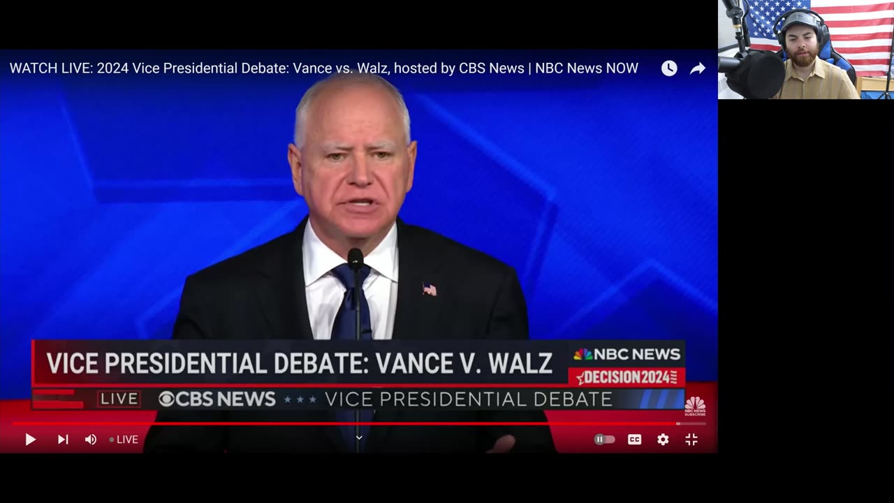 Vice presidential debate reaction