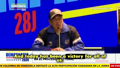 Nicolás Maduro's campaign manager has come out and Declared Victory
