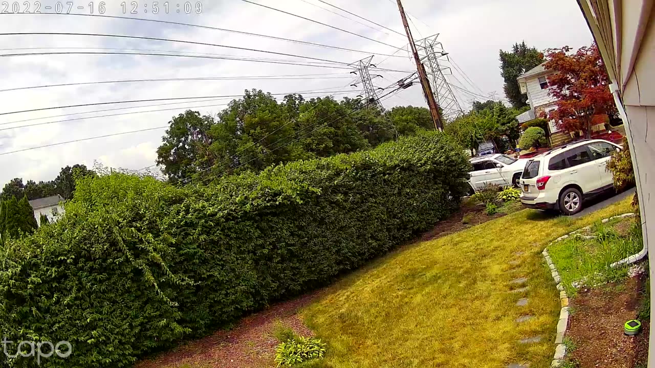 TP-Link Tapo Security Camera Outdoor Wired Raw footage