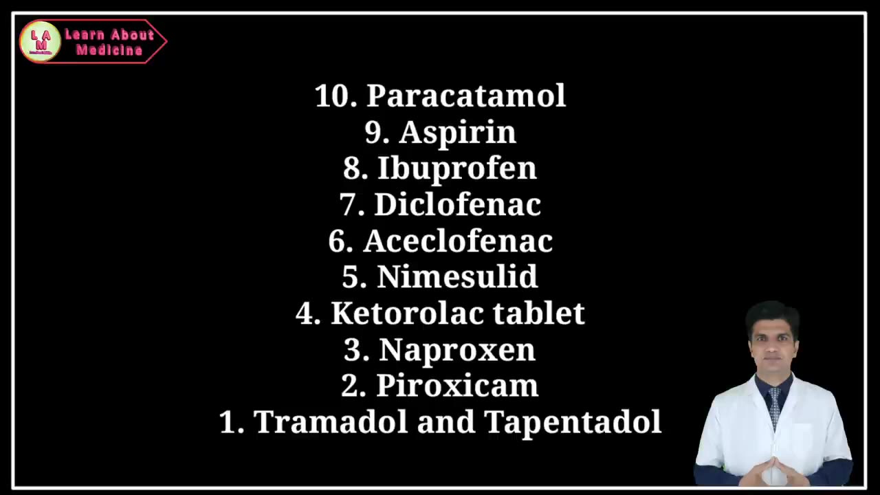 Top 10 Pain Killers