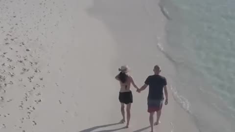 couple on the beach