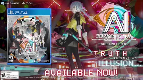 AI The Somnium Files – nirvanA Initiative Launch Trailer PS4 Games