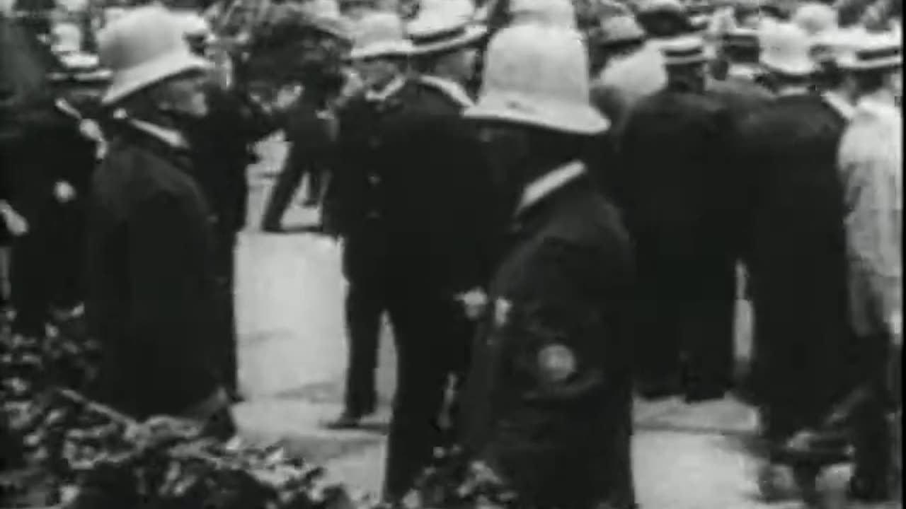 Theodore Roosevelt's Return To New York (1910 Original Black & White Film)