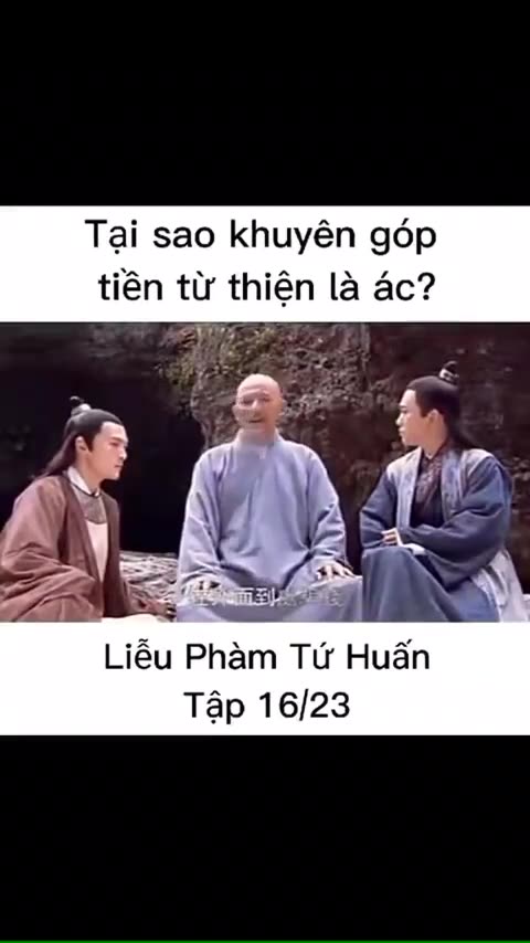 Liễu Phàm Tứ Huấn nói về việc làm góp tiền từ thiện?