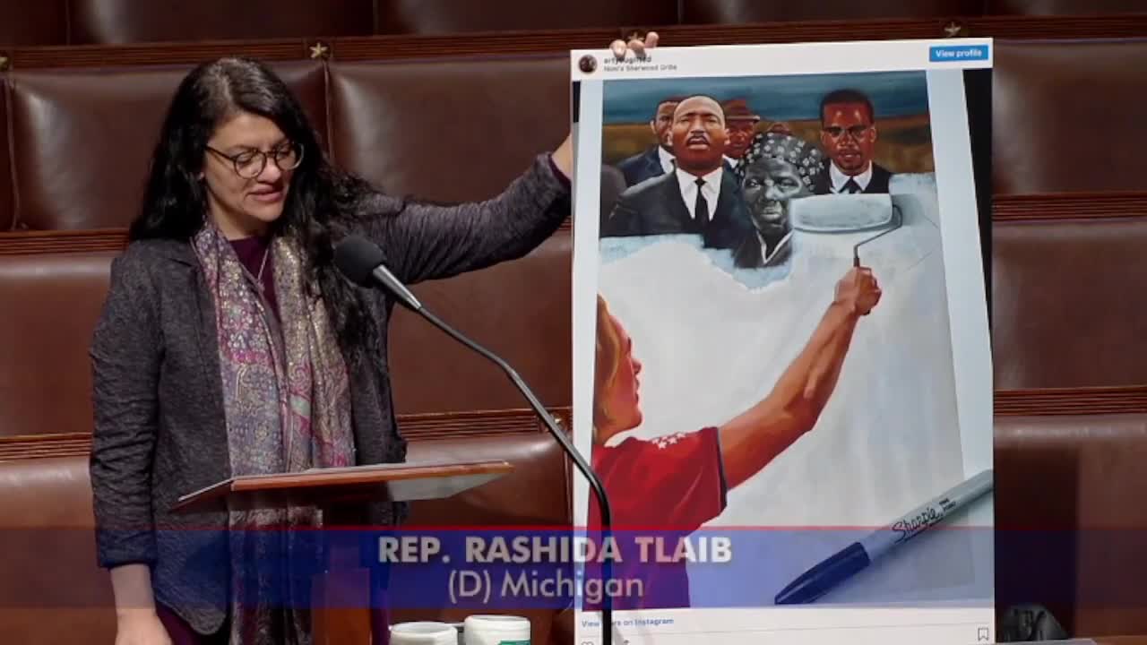 Rashida Tlaib Sends Message To GOP Lawmakers Pushing To 'Erase Our History'