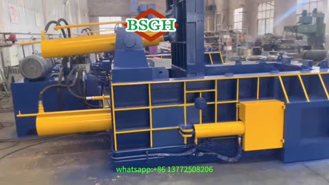 Two sets 160T Metal Baler Machine finished production For Argentina Customer!