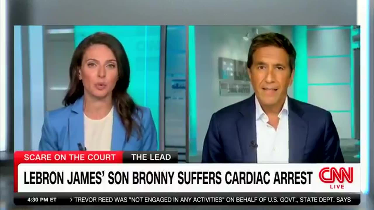 Lebron James 18 Year old Suffered Cardiac Arrest & CNN Tries to Normalize it