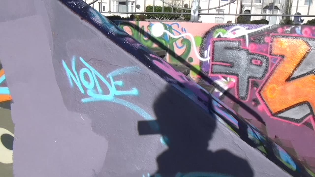 Graffiti Art by Node Embankment Plymouth Ocean City 21st November 2015