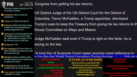 2021-12-15 07:00 EST - Patriots Soapbox AM: with LadyRWB , MykelJaye & DD