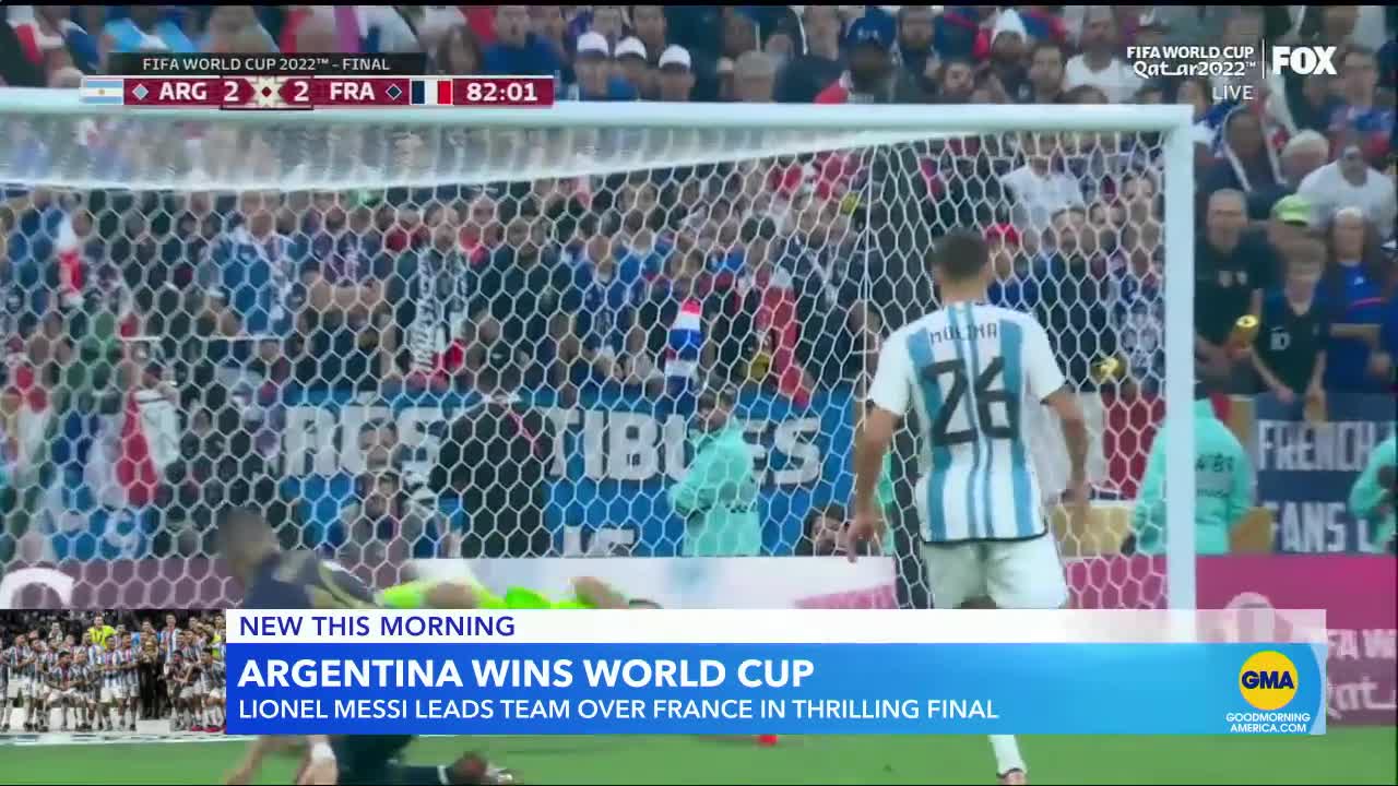 Argentina wins World Cup after epic final against France l GMA