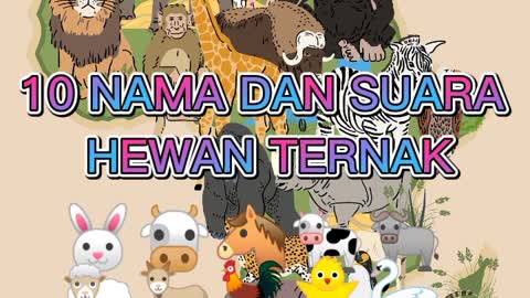 Belajar Nama Nama Dan Suara Hewan Liar
