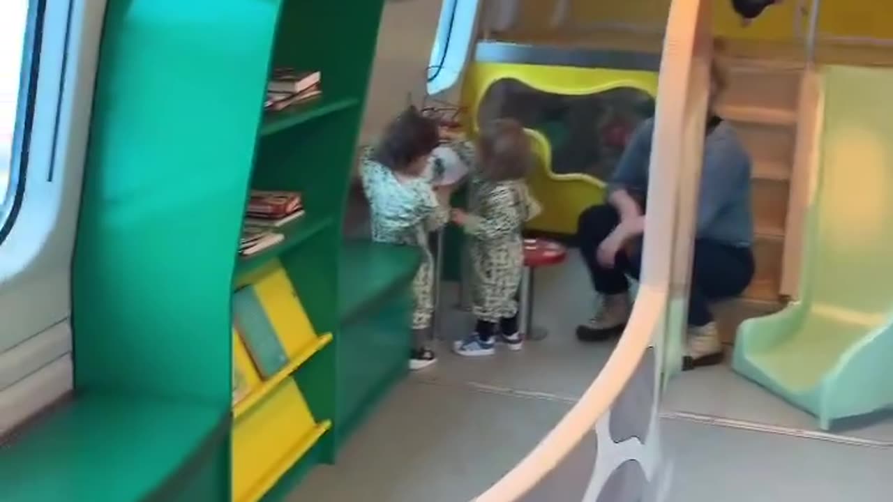 A train in a high-trust society (Finland).
