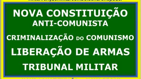 #IntervençãoMilitarComBolsonaroNoPoder