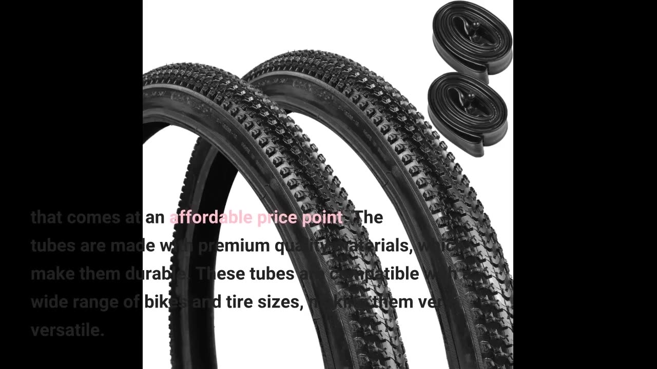 Customer Reviews: Hapleby 2PCS Premium Bike Tubes Compatible for 26 Inch x 1.751.952.102.125...