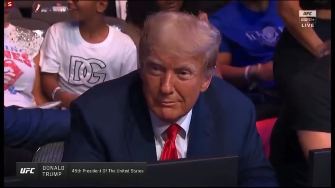 UFC crowd in Miami EXPLODES as Donald Trump makes appearance with Kid Rock, Mike Tyson