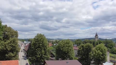 Timelapse. Stary Sącz. 2 lipca 2018. Dwie godziny w 30 sekund.