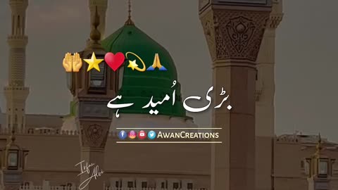 Barri Umeed Hy | Naat-e-Rasool SAW | Status Video | Awan Creations