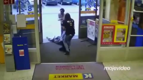 A CASHIER IN FINLAND RESPONDS TO SHOP LIFTERS.