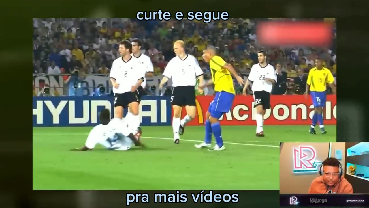 Ronaldo reagindo aos 20 anos do penta parte final