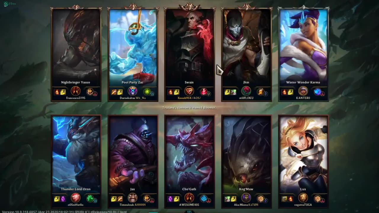 Swain Vs Cho'gath Mid - League Of Legends Ranked Gameplay 19 2020 05 02