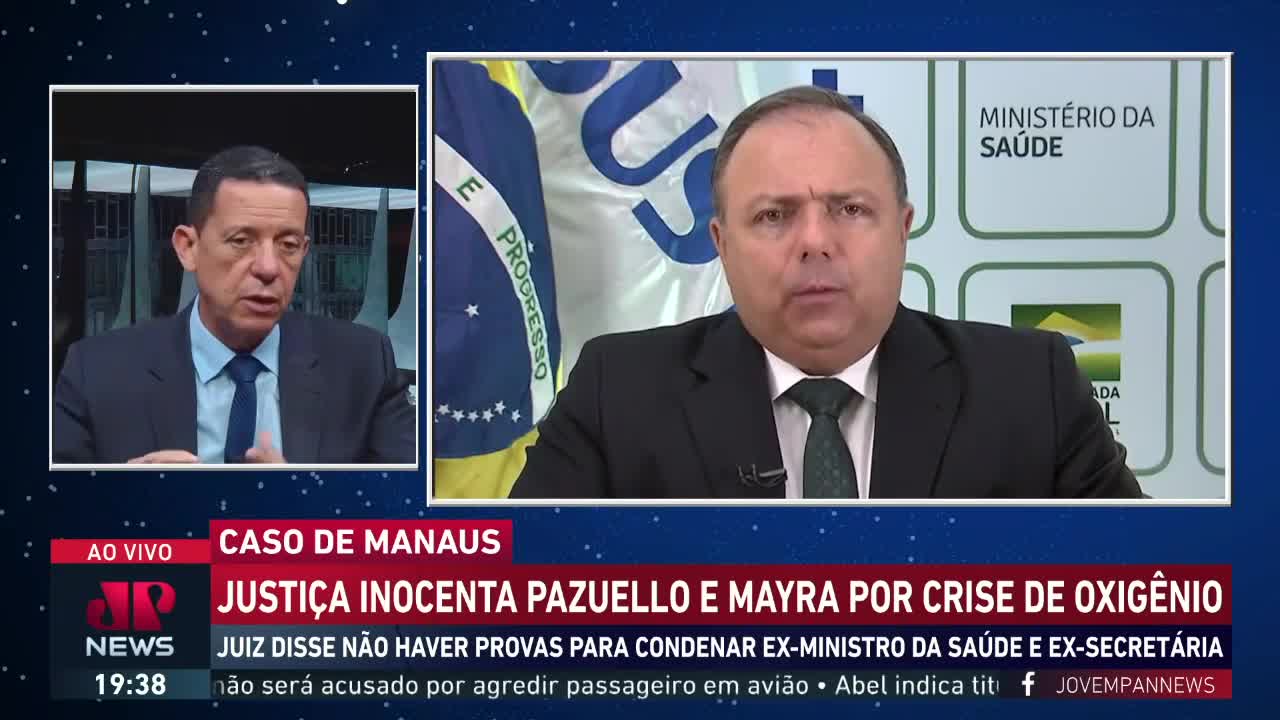 Justiça inocenta Pazuello e Mayra Pinheiro por crise do oxigênio no Amazonas