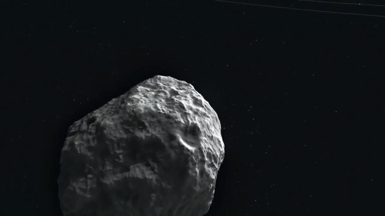 A big comet in the space