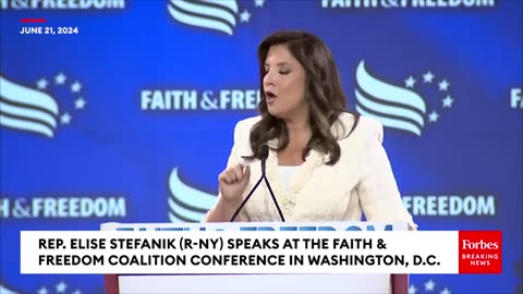 Trump VP Contender Elise Stefanik Urges Religious Voters To Back Ex-President