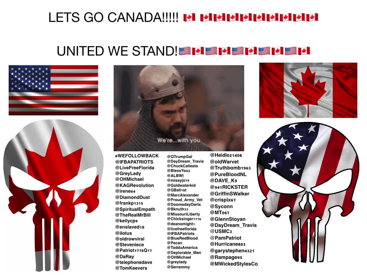 Canada USA WE THE PEOPLE